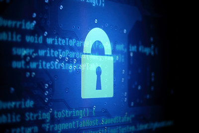 Digital lock with program code background